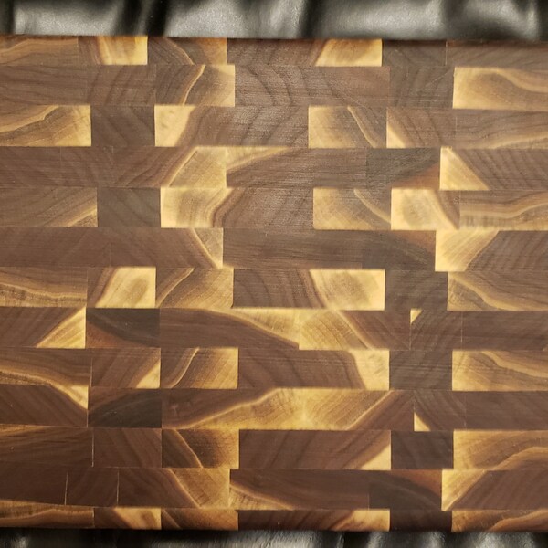 Large American Walnut End Grain Cutting Board Charcuterie Cheese Serving Tray