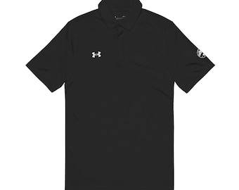 Under Armour-poloshirt, cadeau golfliefhebber, geborduurd golfshirt, sportkleding heren, sportkleding, shirt golfspeler, golfende vader aanwezig