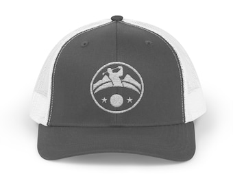 Mighty Golfer Trucker Hat - Snapback Cap for Golfers, Golf Lover Gift, Golfing Accessories, Golf Tournament Gear, Sports Hat