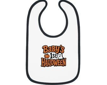 Pierwszy śliniaczek na Halloween dla dziecka, bawełniany, upiorny kostium