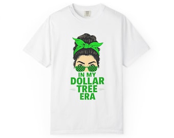 Dollar Tree Unisex T-shirt, Money Tee, Affordable Graphic Shirt, Greenback Top, Budget Fashion Apparel