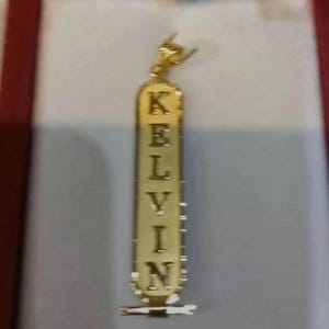 Double-sided 18K Gold Egyptian Cartouche Pendant Personalized with your name in Hieroglyphic and English - Astonishing Egyptian Jewelry