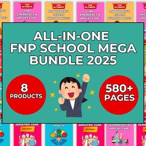 FNP Mega Bundle, FNP Disease and Pharmacology, Pediatric NP Clinical, Fnp Pharmacology Review Study, Fnp Exam Review, Ancc Aanp Exam Prep