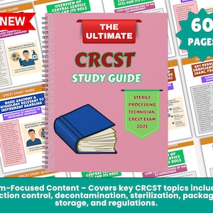 CRCST Sterile Processing Study Guide: 9th Edition Exam Prep 2025
