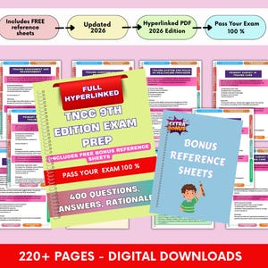 Przygotowanie do egzaminu TNCC 9. edycja: 400 pytań i arkusze referencyjne