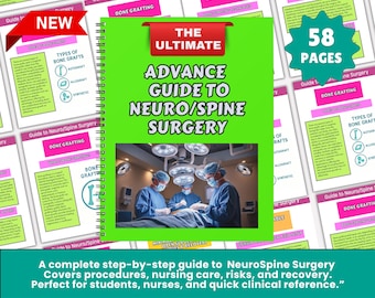 Neurosurgery Study Guide: Printable Neuro Spine Surgery Notes (PDF)