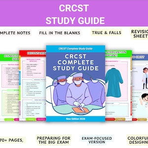 CRCST-studieguide 2026 | Förberedelser inför examen om steril bearbetning (PDF)
