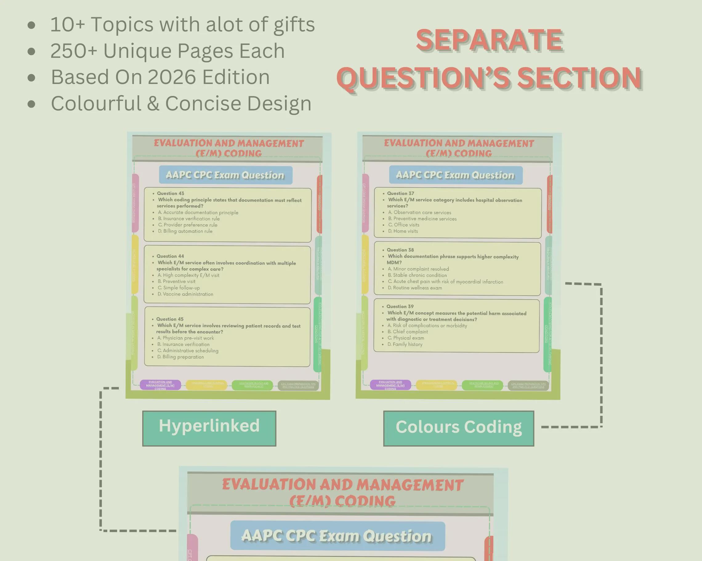 AAPC CPC Exam Study Guide 2026 | 600 Practice Questions (PDF) Queck ...