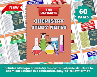 Organische Chemie Studiennotizen: Vollständige Kurs-Prüfungsvorbereitung (bearbeitbares Wortformat)