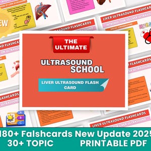 Liver ultrasound flashcards – Complete Guide (PDF) UPDATED 2025 180 CARDS  perfect study aid for ultrasound students and sonography students