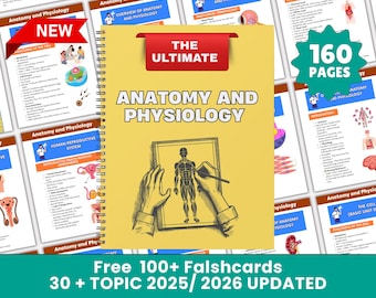 Anatomy & Physiology Study Guide | Nursing School Flashcards (PDF)