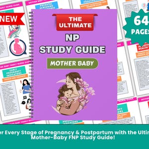 Mother Baby Nursing Study Guide: FNP NCLEX Review (Digital Download