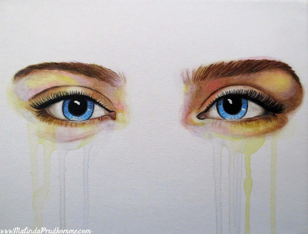 Custom Eye Painting Realistic Eye Art by Toronto Portrait - Etsy