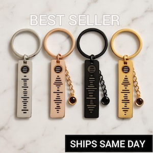 Spotify Keychain Music Scannable Keyring Spotify keyring Personalized Gift Music Gift Keychain Customized Keyring Valentine&#39;s Day Gift| Her