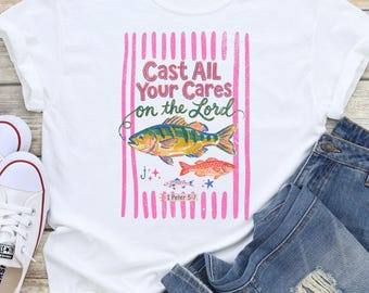 Kids Christian Shirt Church Youth Shirt Summer Toddler Outfit Maximalist Fish TShirt Coastal Beach Tropical Vacation Tee