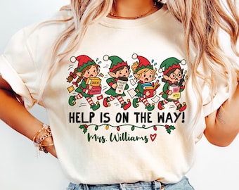 Christmas Para Shirt Personalized Paraprofessional Christmas Shirt Comfort Colors Tee