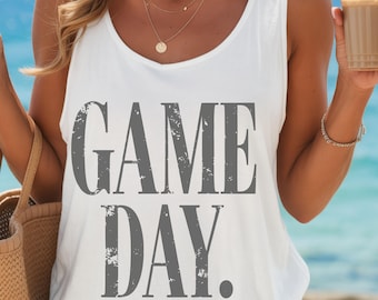 Baseball Tank Top Womens Racerback Game Day Shirt Baseball Mom Tank Softball Racerback Tank