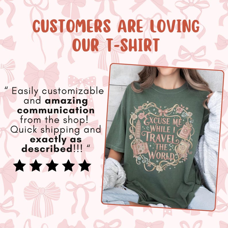 Comfort Colors® Travel The World Shirt, Funny Airplane Mode Tee, Excuse Me While I Travel Shirt, Gift For Travel Lovers, Vacation Outfit image 16