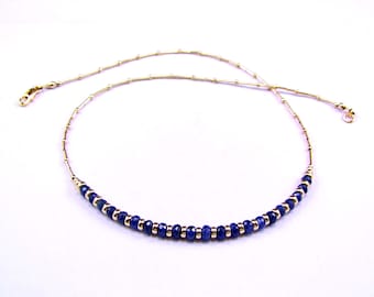 Natural Blue Sapphire 14k Gold Fill Necklace - N991