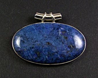 Azurite Sterling Silver Pendant - N915