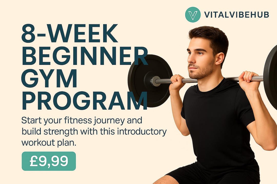 Week Gym Program 8-week Beginner Gym Program - Etsy