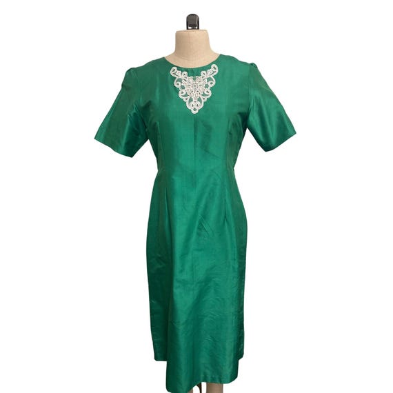 short sleeve emerald green dress Short Sleeve Sequin Short Semi-Formal Dress
