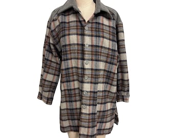 vintage Eastboy Bob Tailor veste boutonnée en laine à carreaux