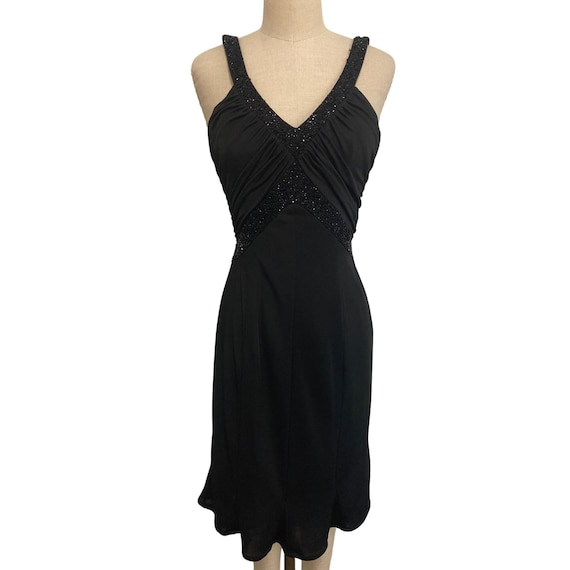 js boutique black dress Sleeveless Beaded Cocktail Size M wisteria Veronica Beard Charissa Stretch-Cotton Select your size:17 Buy Katie J NYC