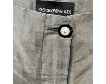Empório Armani Vintage Grey Pants Made in Italy