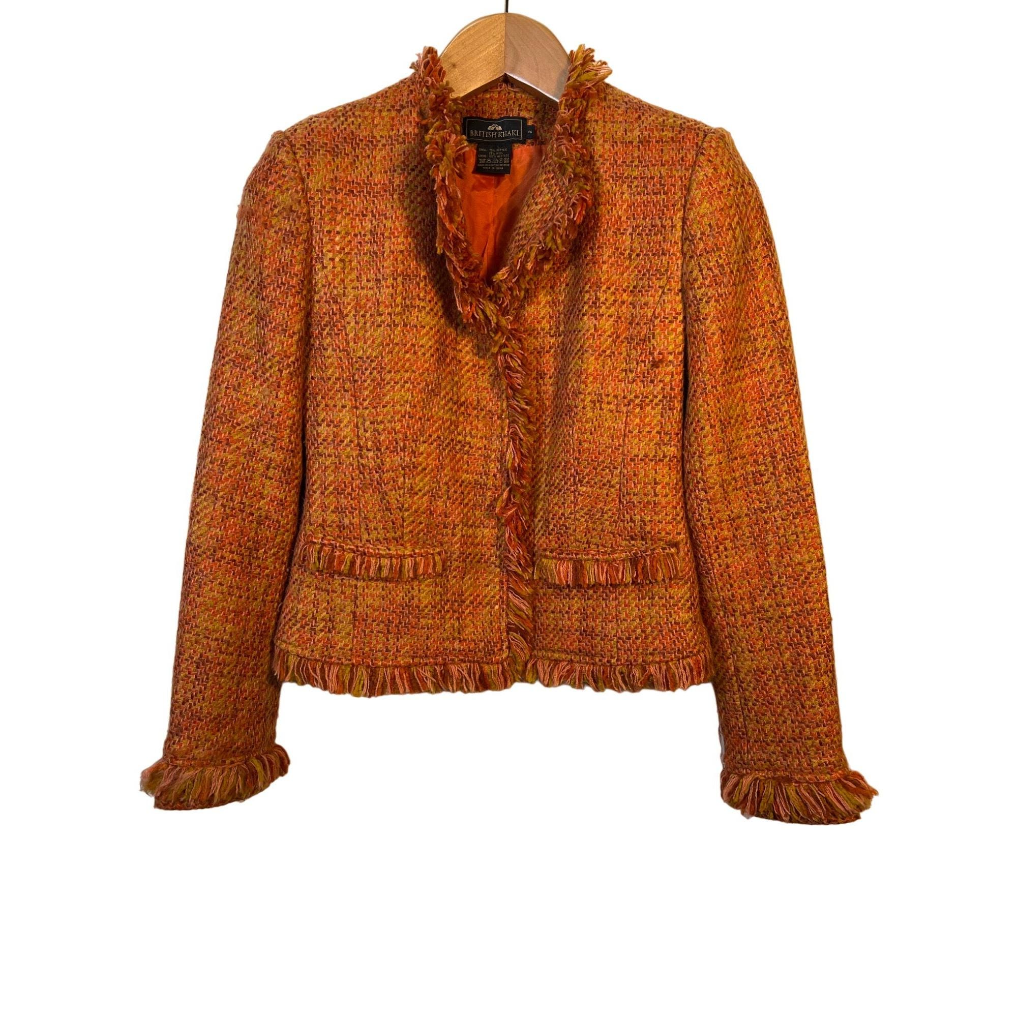 Fringe tweed Jacket – L'AUBE BLANC