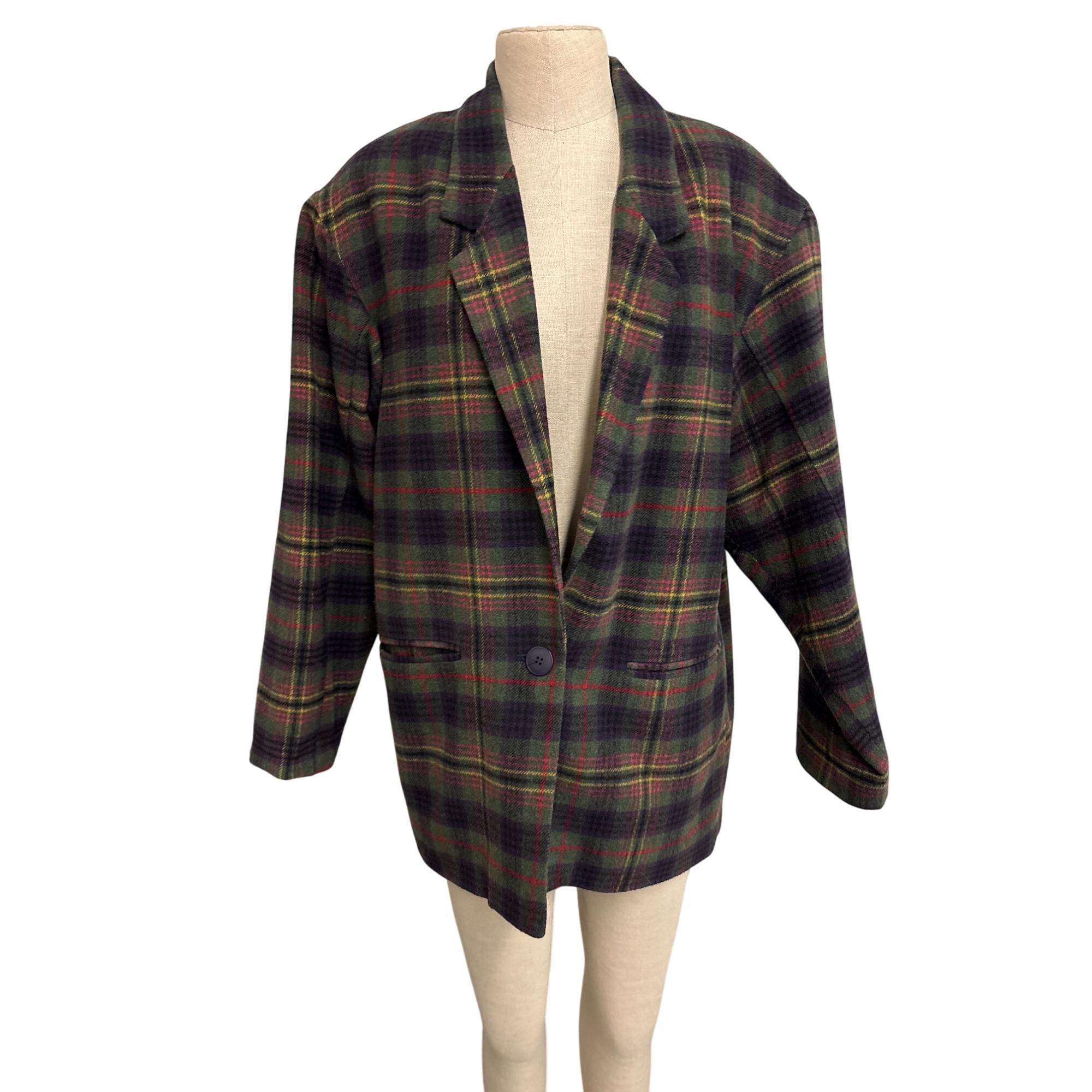 Adolfo Wool Coat - Etsy Canada