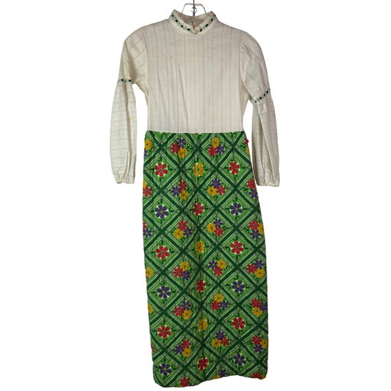 Vintage Children's Dress, Quilted Green Skirt, Sears Roebuck - Etsy