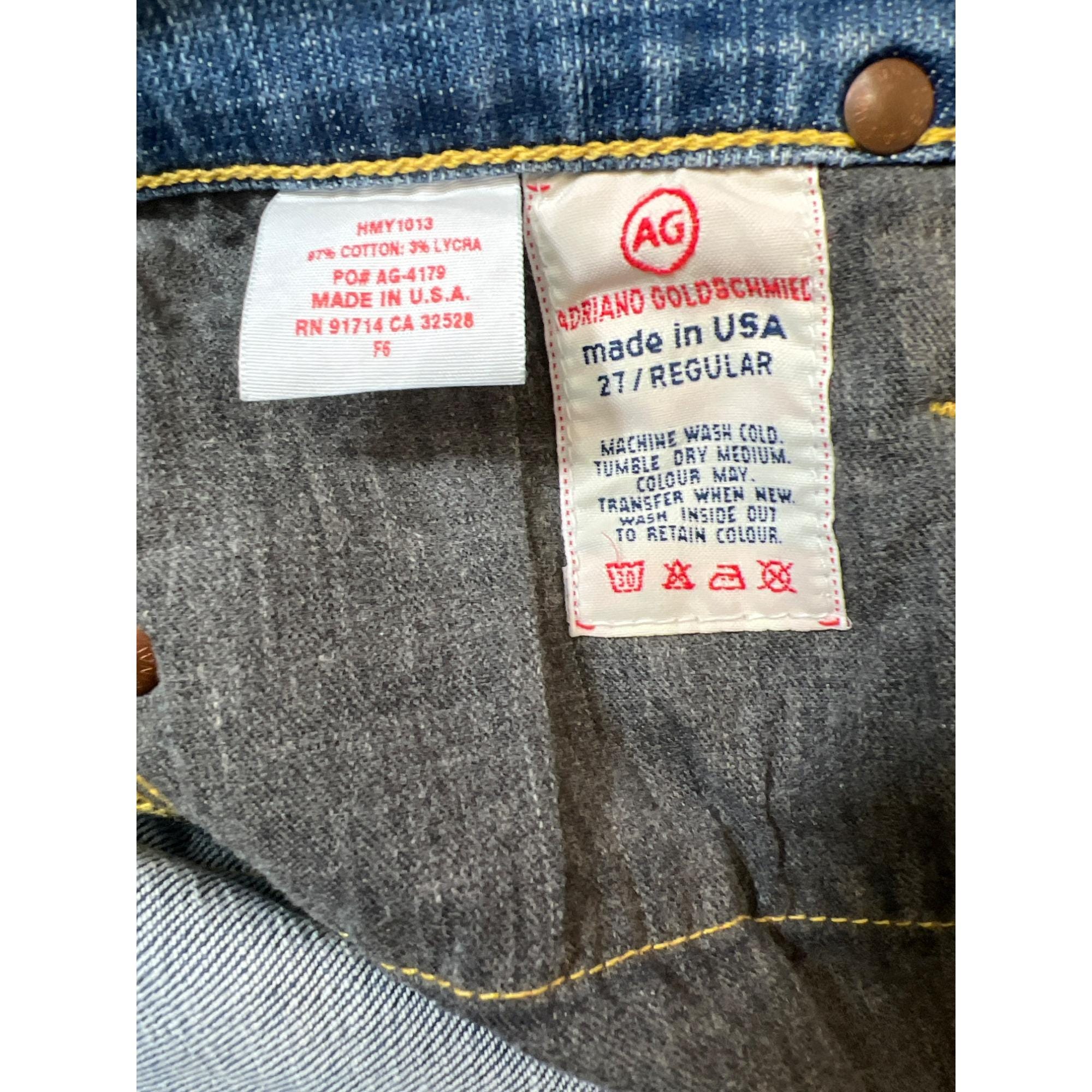 Made in USA! 【Adriano Goldschmied】Bootcut Denim Jeans