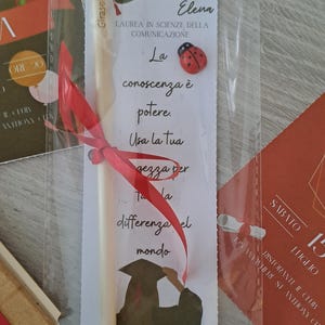 Matita di semi piantabile con segnalibro personalizzato per ogni occasione