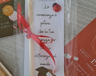 Matita di semi piantabile con segnalibro personalizzato per ogni occasione
