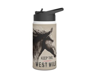 Wild Inspirations Stainless Steel Water Bottle, Adventure Gear, Hiking Accessory, Eco-Friendly Travel Mug, Gift for Nature Lovers, [...]