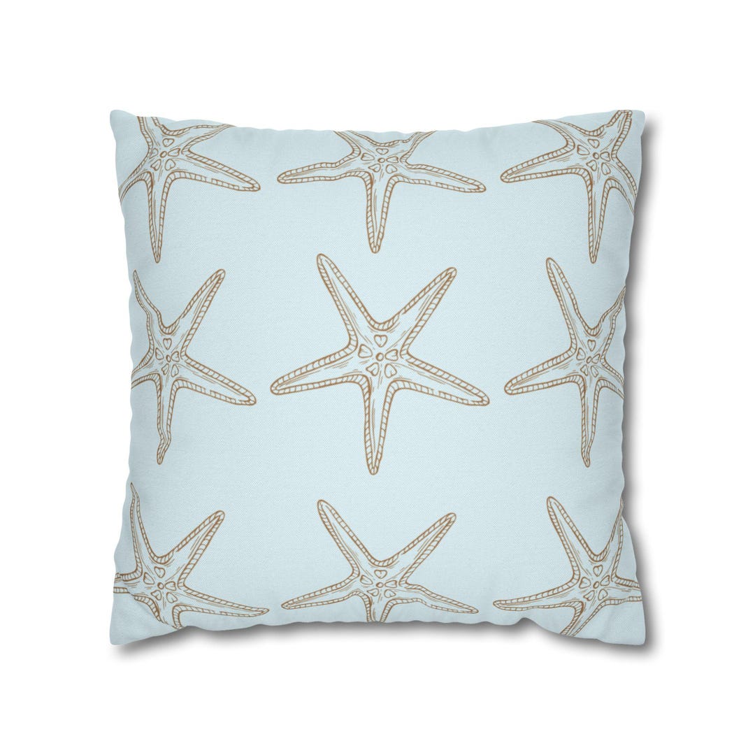 Starfish Pattern White Cushion main image 1