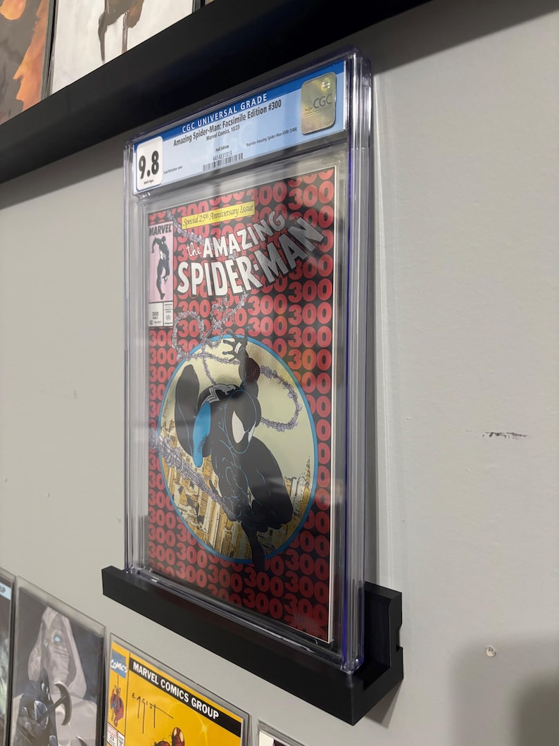 Comic Book Display Shelf | Modular Wall Mount for Comics | 3D Printed ...
