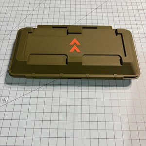 Opbergkoffer bureauorganizer – op Arc Raiders geïnspireerde magnetische doos – Gaming-opstelling Sci-Fi-opslag – 3D-geprint - KC Nerd Garage