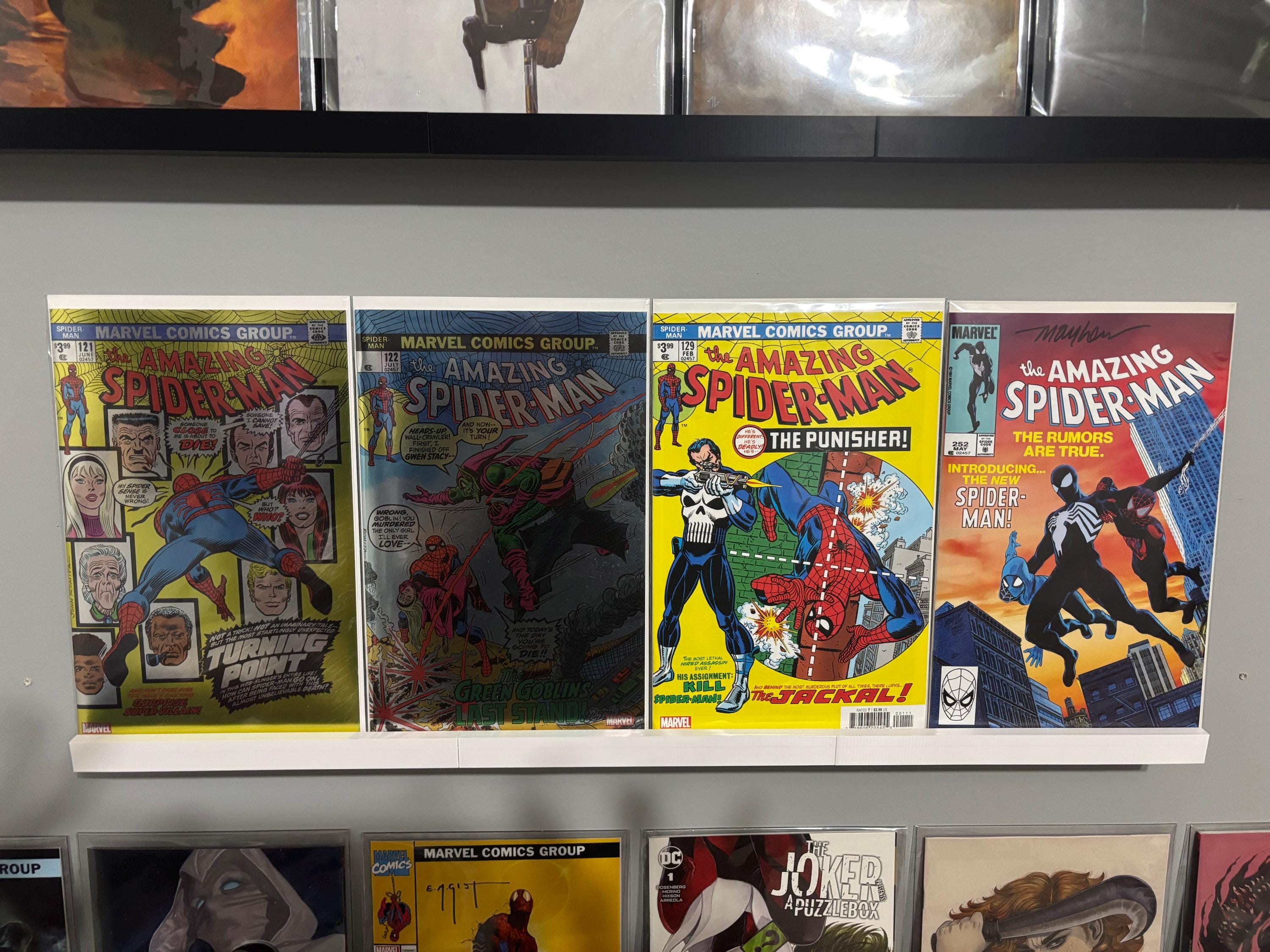 Comic Wall Racks Comic Book Display Shelf | Modular Wall Mount for Comics | 3D Printed ...