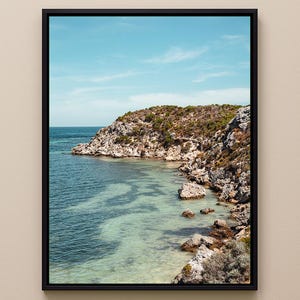 Stampa artistica da parete di Rottnest Island - Fotografia australiana, stampa artistica da parete con fotografia di paesaggi, stampa naturalistica, paesaggi australiani, decorazioni da viaggio