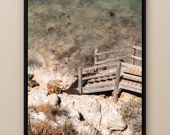 Impresión fotográfica de la isla Rottnest: Escena de playa australiana