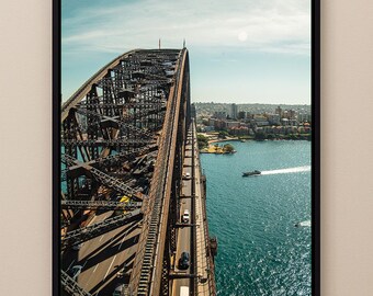 Sydney Harbour Bridge-tryck: Australisk arkitekturfotografi