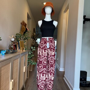 Boho Elephant Pants with Pockets – Thai Harem Pants for Women | Yoga, Festival, Lounge Wear | Elastic Bottom Styles