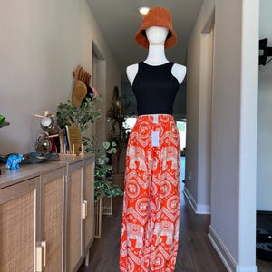 Boho Elephant Pants with Pockets – Thai Harem Pants for Women | Yoga, Festival, Lounge Wear | Elastic Bottom Styles