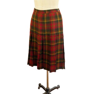 High waisted plaid skirt cheap queen