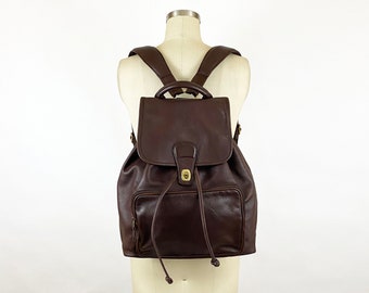 black coach backpack purse