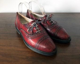 oxblood oxfords womens