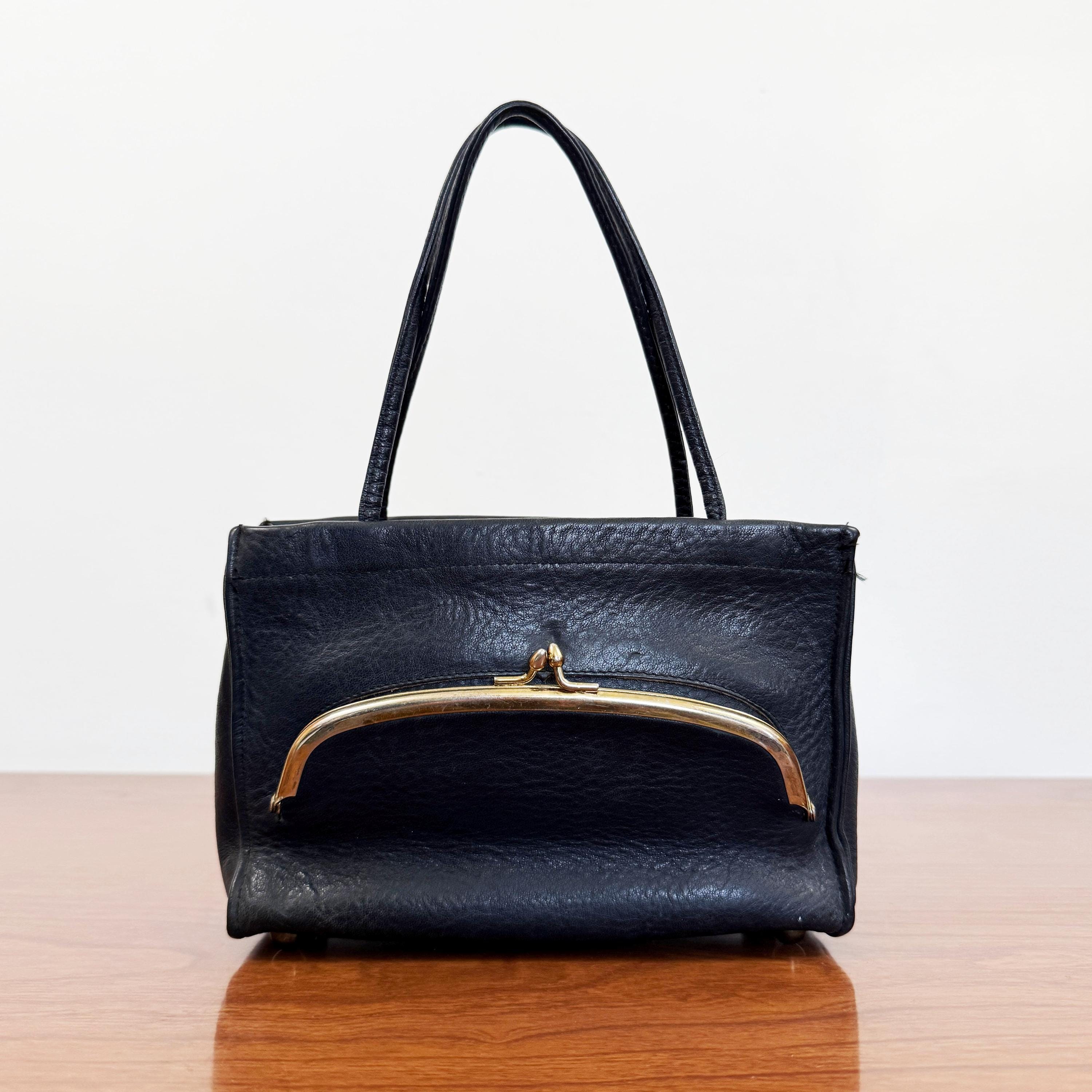 Coach Bonnie Cashin Kisslock Tote - Etsy Coach Bonnie Cashin Kisslock Tote - Etsy