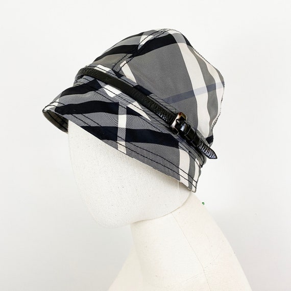 Vintage Burberry Nova Check Bucket Hat Accessoires Hoeden & petten Vissershoeden 